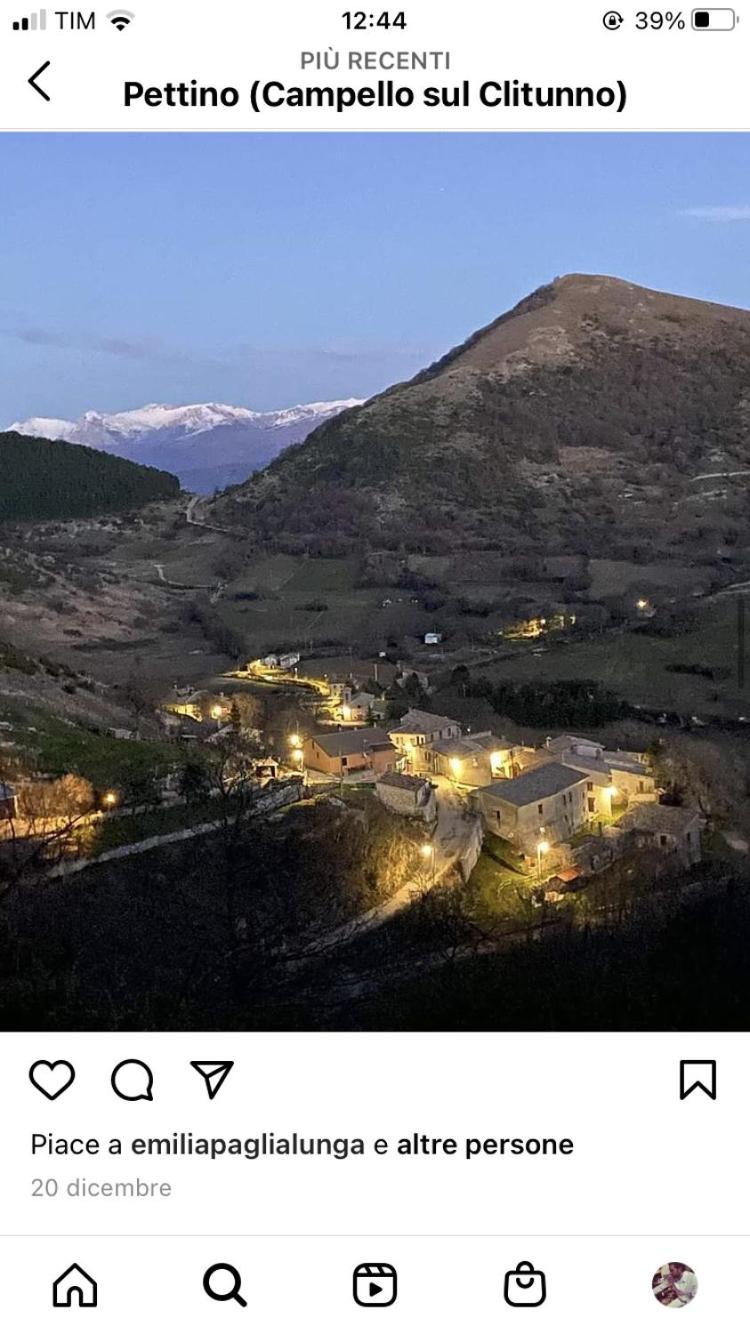 Agriturismo Pettino Campello sul Clitunno Eksteriør billede